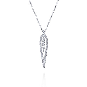 14K White Gold Fashion Necklace