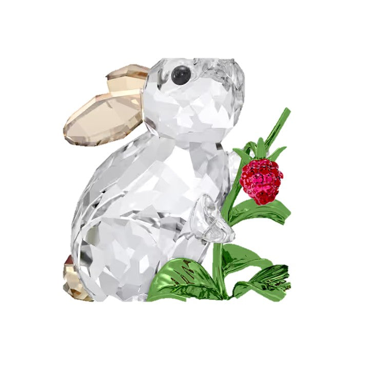 Rabbit and Raspberries Ornament