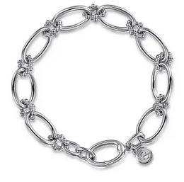 925 Sterling Silver Bujukan Link Bracelet