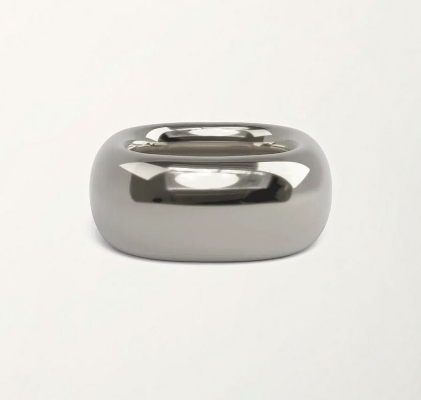 SS Puffy Square Ring