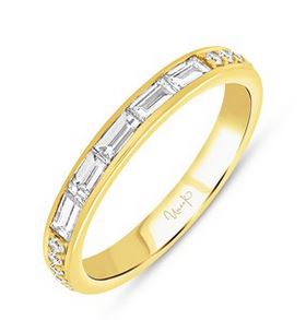 14K Yellow Uneek Stackable Collection Wedding Ring