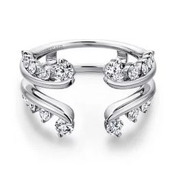 14K White Gold Diamond Ring Enhancer