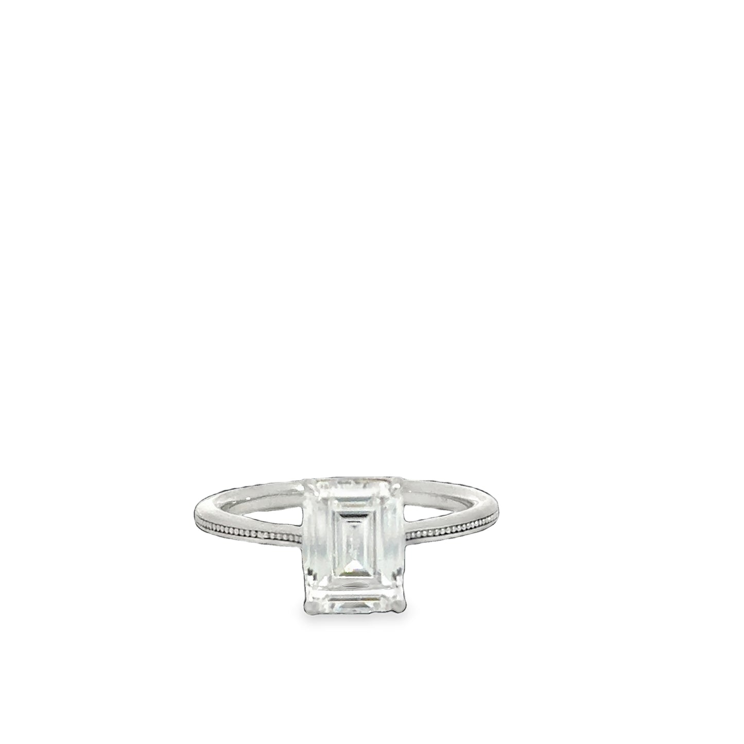 14K White Uneek Timeless Collection Solitaire Engagement Ring