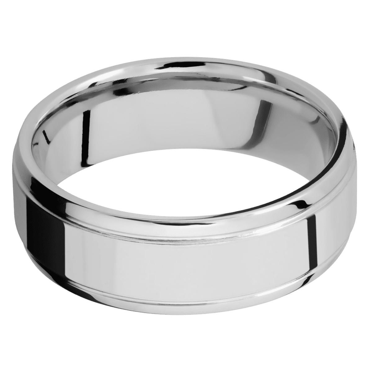 14K White Gold + Polish , Polish Finish