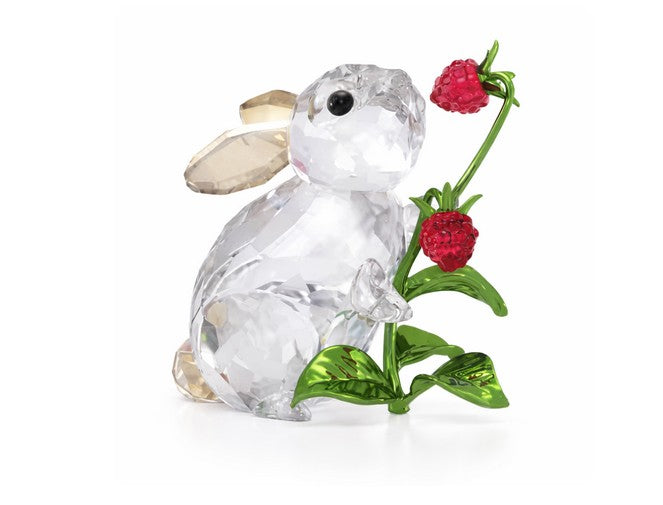 Rabbit and Raspberries Ornament