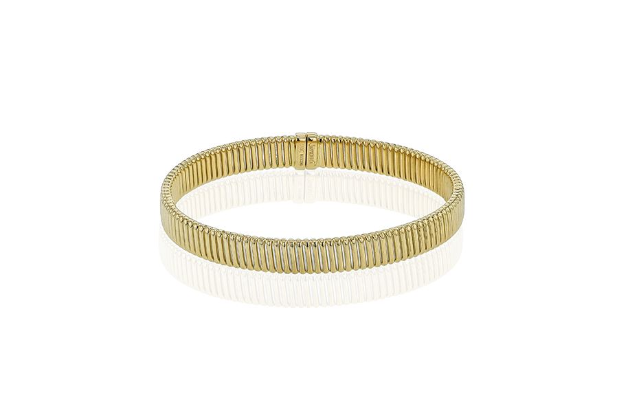 Yellow 14 Karat Bangle Bracelet