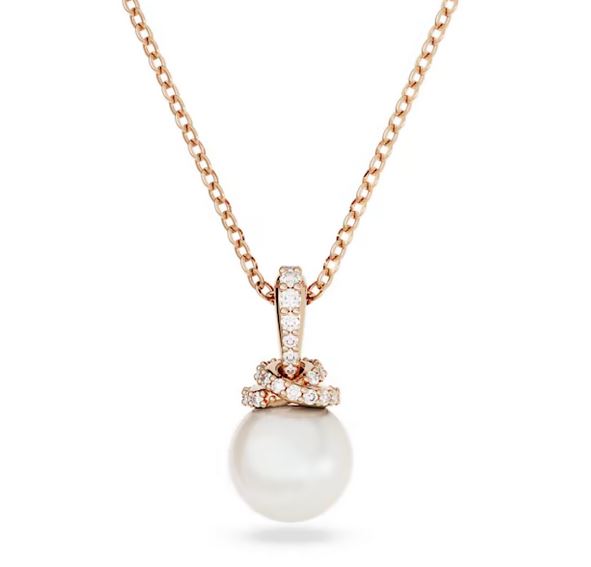 Originally pendant White, Rose gold-tone plated