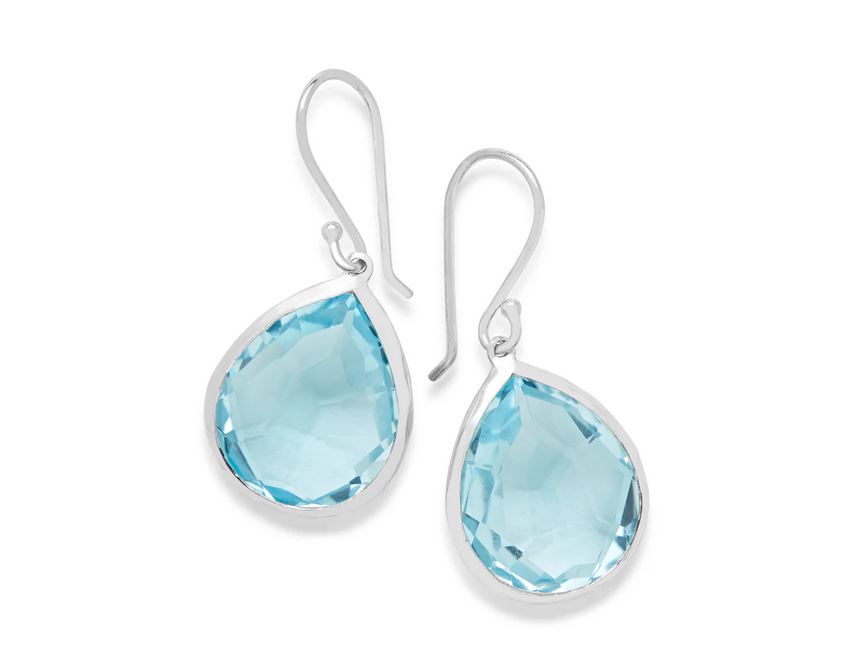 925 Rock Candy®Teardrop Earings in BrownShell Doublet