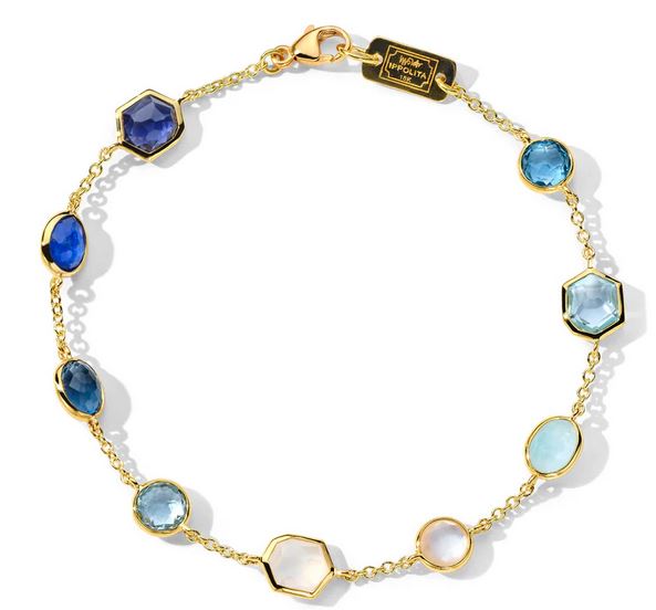 18K Rock Candy® Confetti Bracelet in Mare 7.5"
