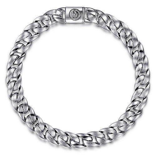 925 Sterling Silver Cuban Link Chain Bracelet