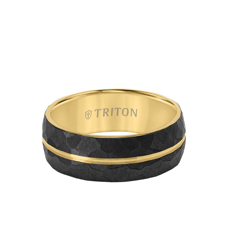 Triton 8MM Titanium Ring with Brushed Finish