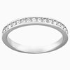 Swarovski Silver Tone Crystal Ring
