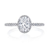 Tacori Oval Bloom Engagement Ring