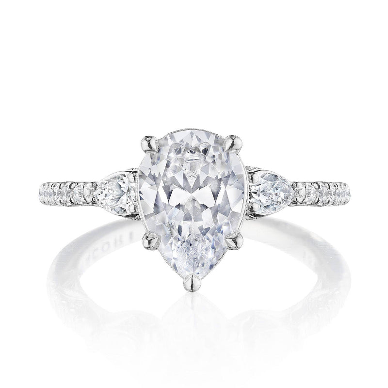 Tacori Pear 3-Stone Engagement Ring