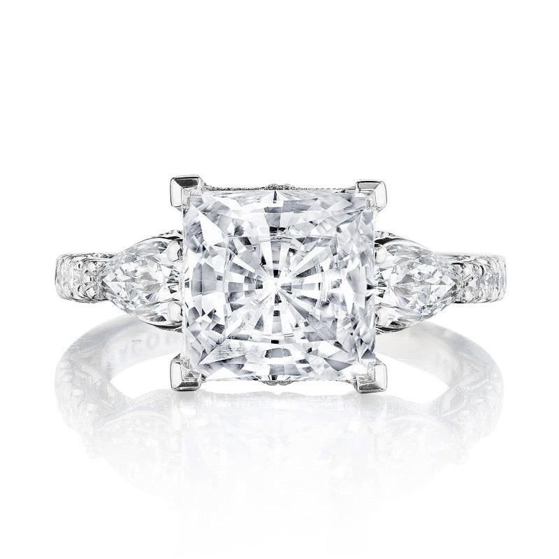 Tacori Princess 3-Stone Engagement Ring