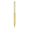 Swarovski Crystalline Ballpoint Pen, Octagon Shape, Gold Tone, Gold-Tone Plated