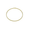 Swarovski Matrix Tennis Necklace, Round Cut, Yellow, Gold-Tone Plated