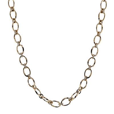 Simon G Fashion Necklace In 18K Gold With Diamonds (Rose)