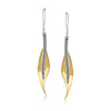 Simon G Fashion Fallen Leaves Drop Earrings In 18K Gold With Diamonds (Yellow)