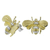 Simon G Fashion Bee Earrings In 18K Gold With Diamonds (Yellow)
