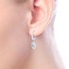 Gabriel & Co. Sterling Silver Souviens Diamond Earrings