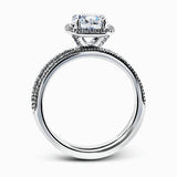 Simon G. 0.46 ctw Bridal Set Platinum White Round Cut Engagement Ring