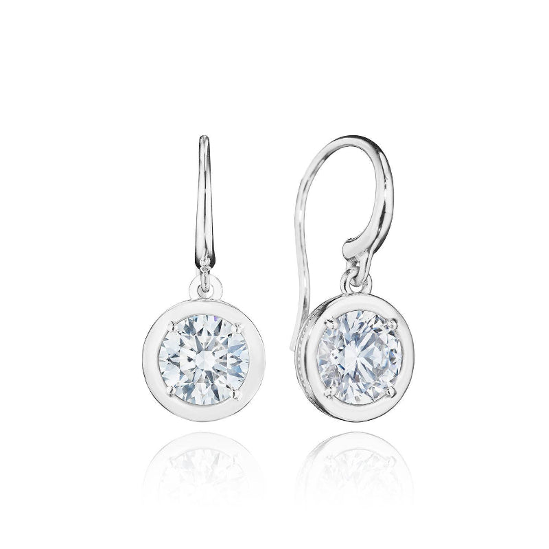 Tacori Diamond French Wire Earring - 2.08ct