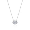 Tacori 17'' Horizontal Oval Bloom Diamond Necklace