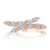 Tacori Pear Diamond Ring in 18k Rose Gold