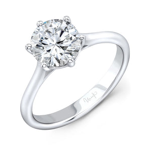Uneek Round Diamond Engagement Ring