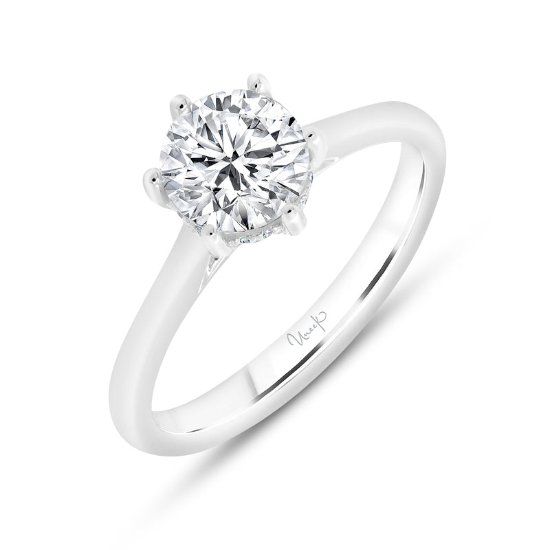 Uneek Timeless Round Diamond Engagement Ring