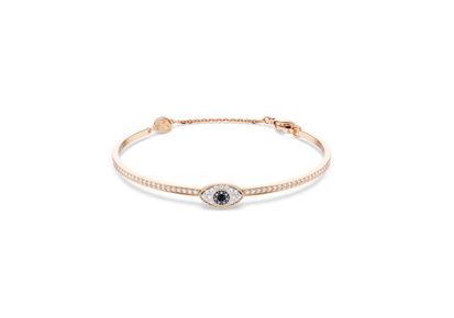 Symbolica bangle Eye, Multicolored, Rose gold-tone plated