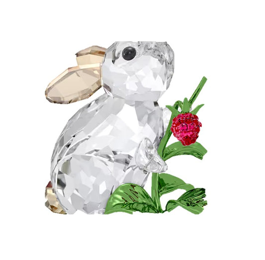 Rabbit and Raspberries Ornament