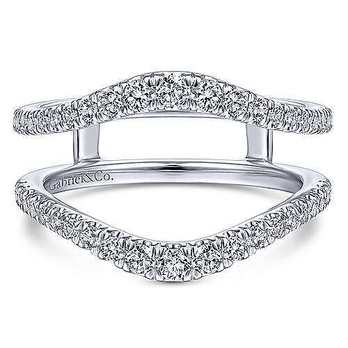 14k White Gold Diamond Ring Enhancer
