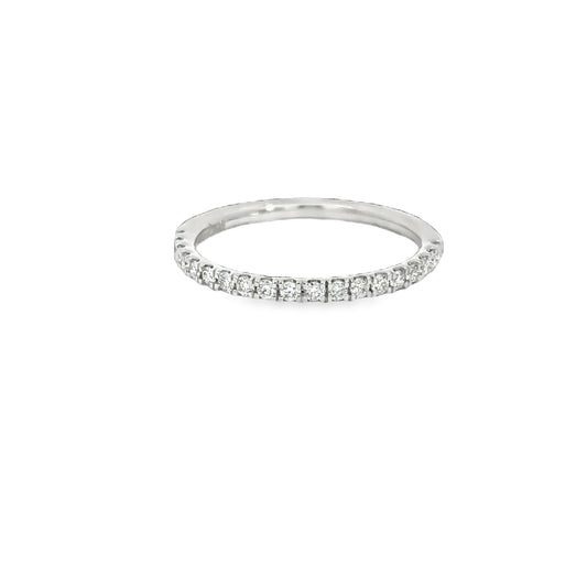 14K White 1/4tw Lab Grown Diamond Band