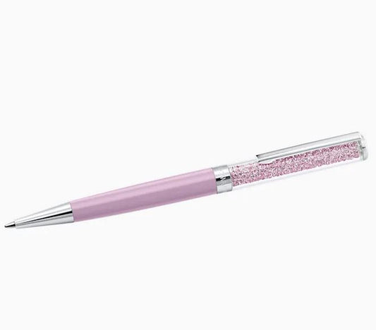 Crystalline ballpoint pen Purple, Purple lacquered, Chrome plated