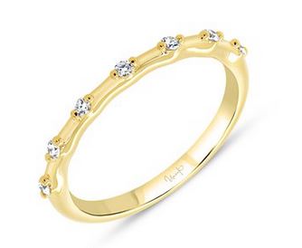 14K Yellow Uneek Timeless Collection Matching Band