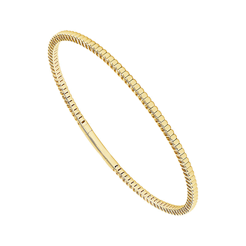 14K Yellow Flexi Bangle