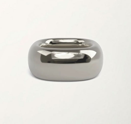 SS Puffy Square Ring