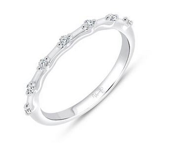18K White Uneek Timeless Collection Wedding Ring