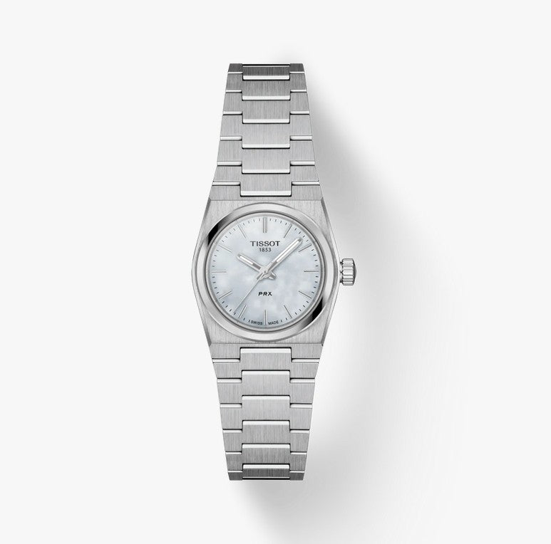 PRX Ladies Stainless Steel Mother of Pearl Index Dial