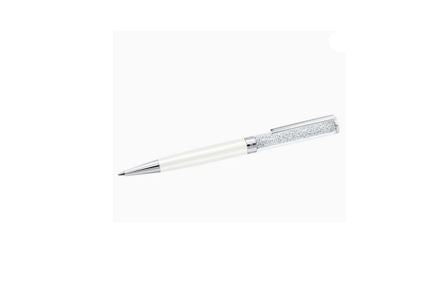 Crystalline Ballpoint Pen, White
