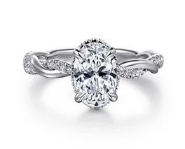 14K White and Yellow Gold Diamond Ring Enhancer