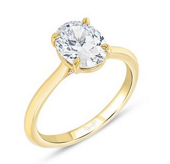 14K Yellow Uneek Timeless Collection Engagement Ring