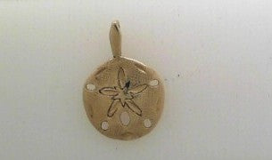 Preowned 14K Yellow Sand Dollar Pendant