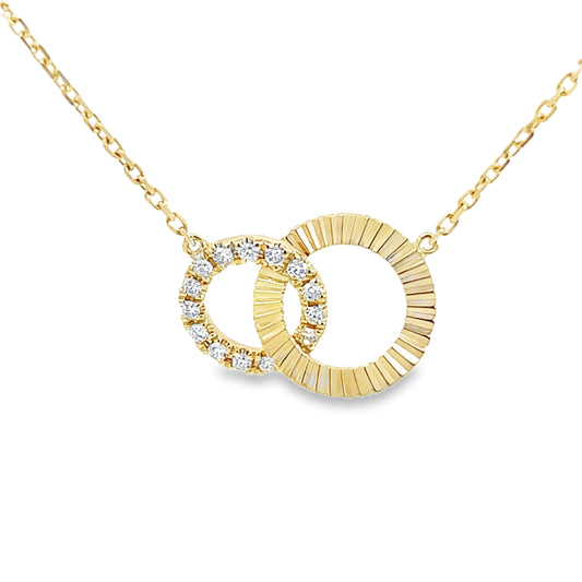 14K Yellow Uneek Precious Collection Brooch Pendant