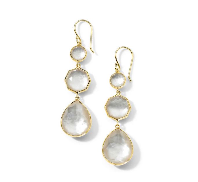 18K Rock Candy® Small Crazy 8s Earrings in Mother-of-Pearl Doublets