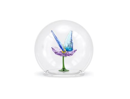 Idyllia Glass Ball Butterfly and Flower