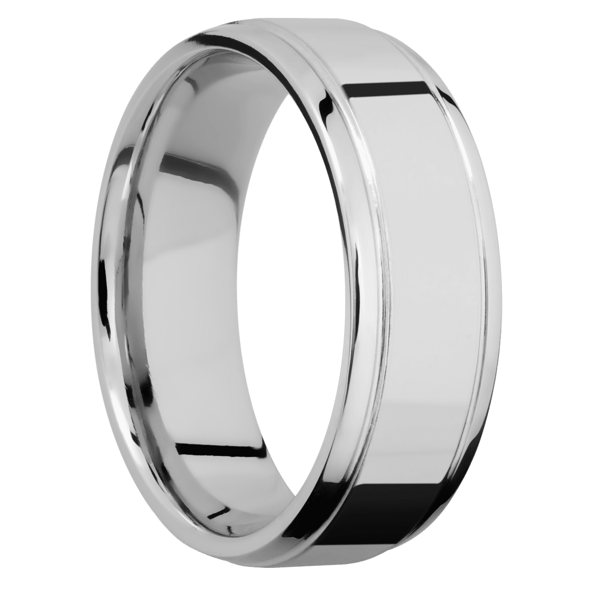 14K White Gold + Polish , Polish Finish