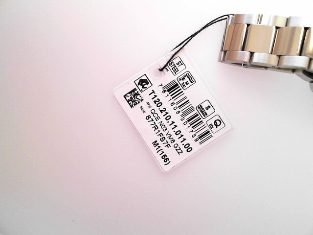 Seastar1k Unisex Stainless Steel with White and Silver Index Dial